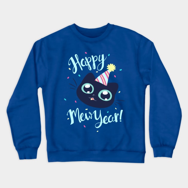 Happy Cat Year Crewneck Sweatshirt by Starling